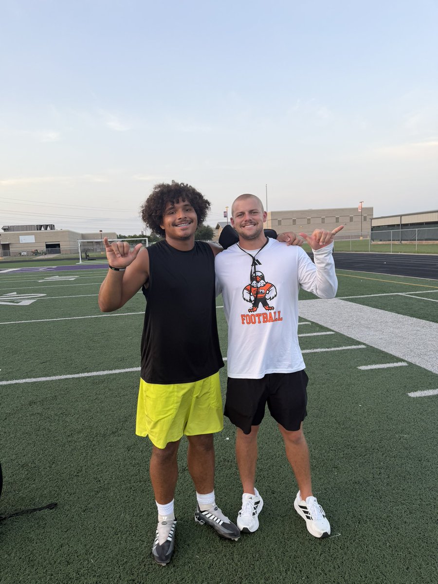 Garc11a's tweet photo. Thanks Coach @LottZeke for taking your time to talk to me and guiding me throughout the camp. @UTPBFootball 

#TE 

@RecruitLamarFB @Coach_Lane @LCHS_Mustangs https://t.co/6FerpjVyUk