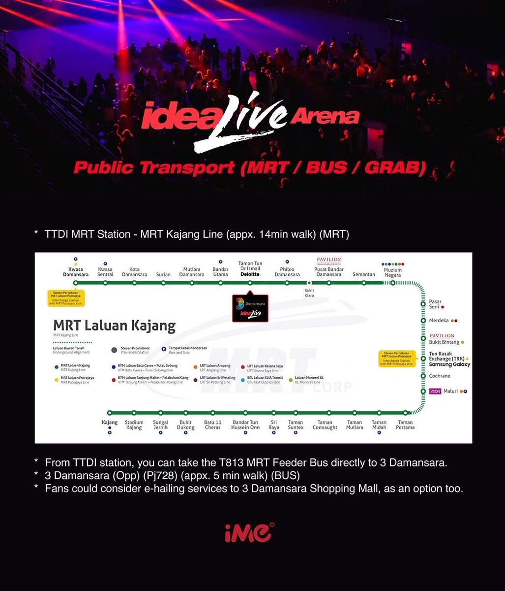 najihaye's tweet photo. just a heads up, nak pergi damansara 3 takde any direct mrt/lrt. nearest would be MRT TTDI then kena naik grab/bus. can refer here :) https://t.co/s5Msu2TAHM
