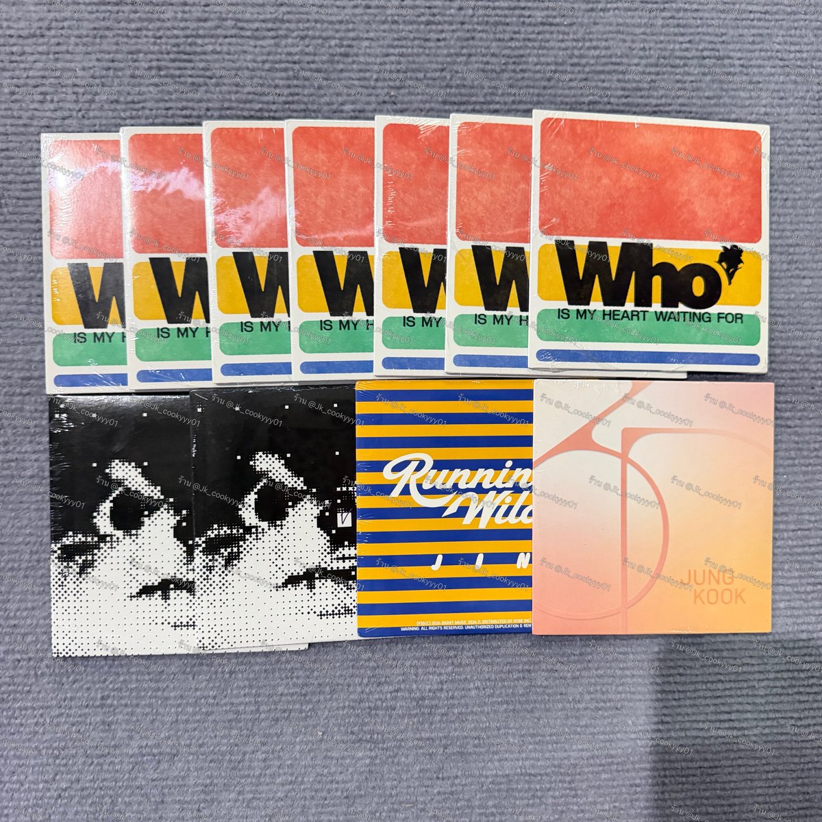 JkCookyyy01's tweet photo. @JK_cookyyy01 ♡ พร้อมส่ง CD BTS ♡
♡ who , running wild 140
♡ layover , 3D 170
♡ white Christmas set ละ 330
📮ems 45
📲 order - line oa
#ตลาดนัดบังทัน https://t.co/8eeVtjZoOY