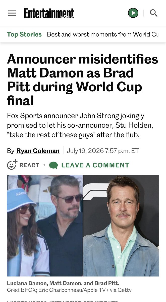 brad pitt's ChapStick tweet media