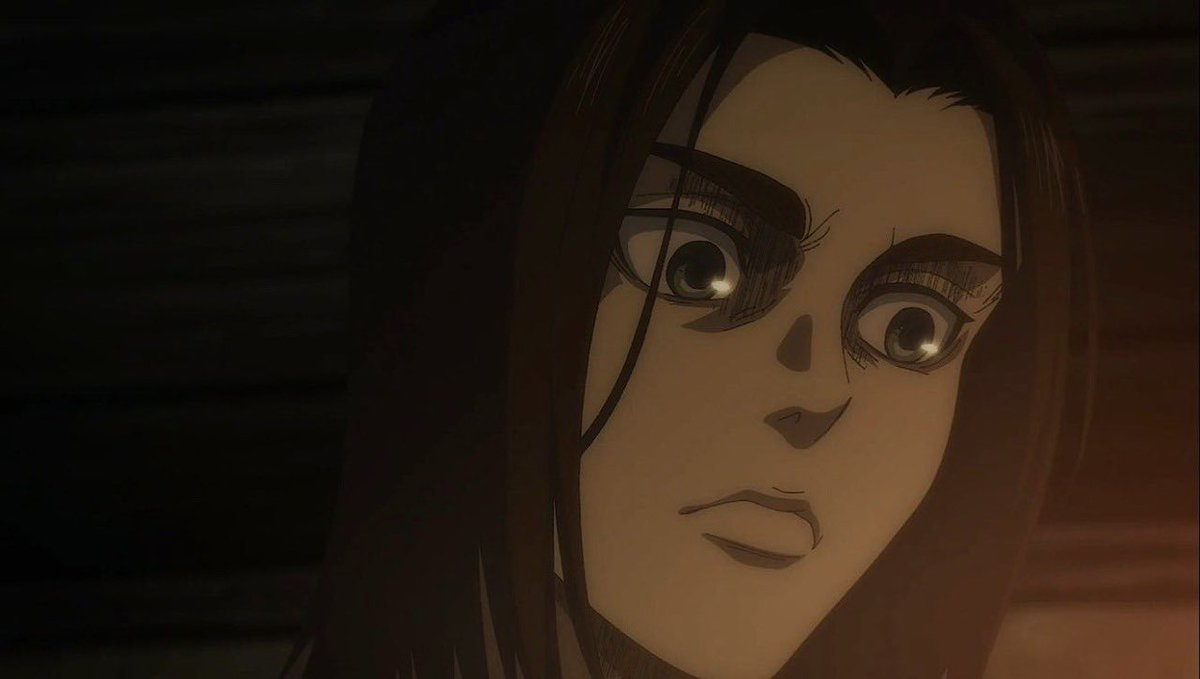 dollf4ngs's tweet photo. eren looks sooo frieda reiss here i wonder if this specific moment freaked grisha out even more bc of his resemblance to her :( https://t.co/EmODqElDEP
