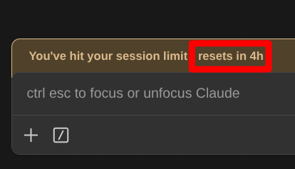 ShinyStudio_XYZ's tweet photo. @claudeai Basically you just restricted it even more , that's the first time in almost two years that I see this 4 HOURS reset time ... https://t.co/nEiRz7atSy