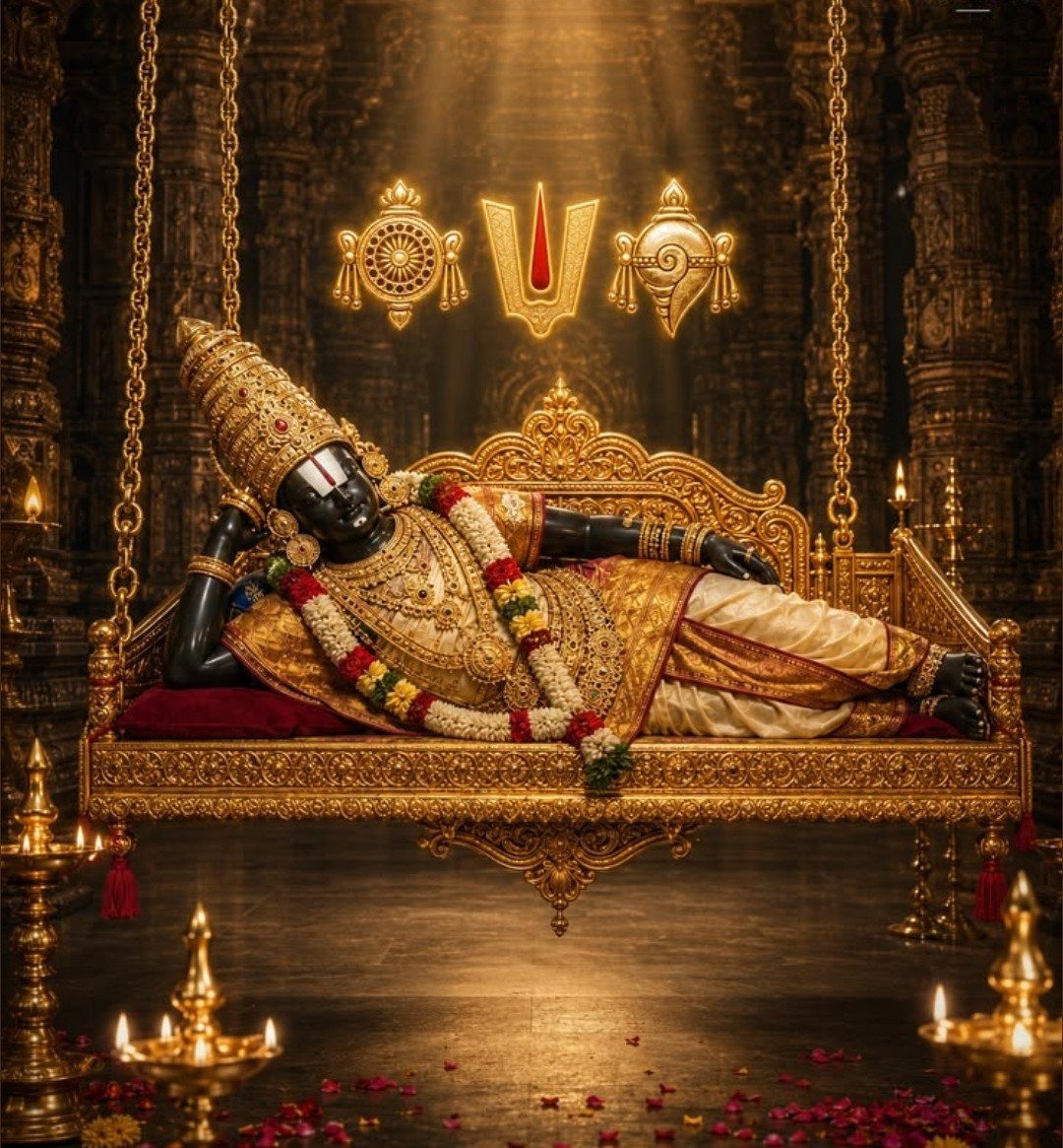 survi166's tweet photo. ॐ निरंजनाय विद्महे निराभासाय धीमहि।
   तन्नो श्रीनिवासः प्रचोदयात् ।।

ॐ नमो नारायणाय 🙏🙏 https://t.co/BVRnN0iueA
