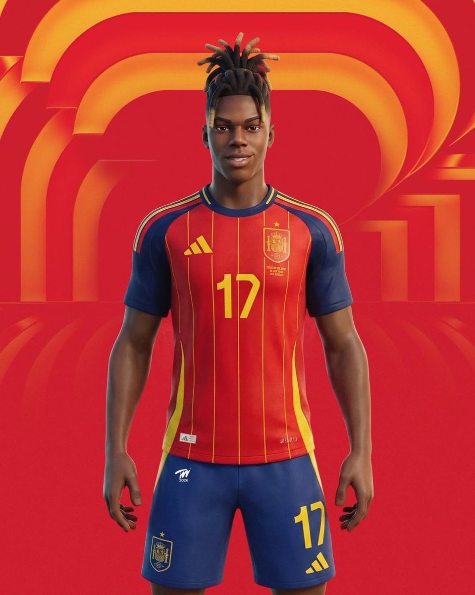 Twitchezealde9's tweet photo. ASI SERIA EL PACK EN FORNITE ( no es oficial pero podría ) #fortnite #VamosEspaña #mundialdefútbol2026 #España https://t.co/lH7KAmkFoi