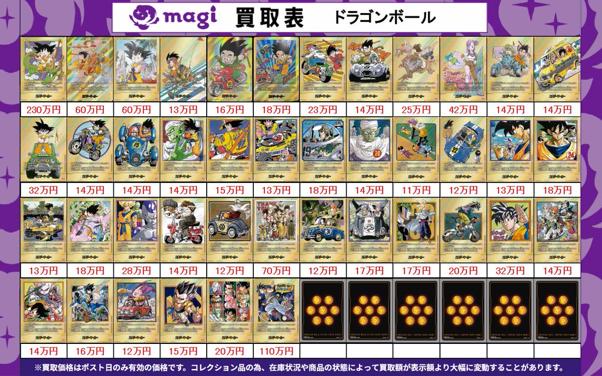 magi大阪なんばマルイ店】 🐲ドラゴンボール フュージョンワールド買取