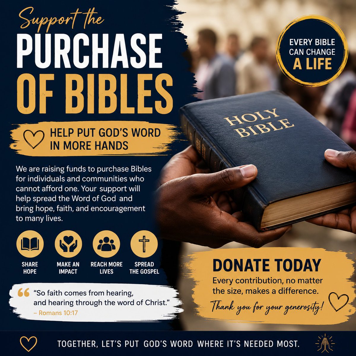 emasjiri's tweet photo. @YouVersion https://t.co/xvS7KKrGVq 
Help Put Bibles in More Hands
Hello, my name is John Emmanuel, and I reside in Borno State, in the northern part of Nigeria. I'm raising support to provide Bibles to people who cannot afford one. Every donation, no matter the size, helps share God's Word https://t.co/JLhP4YeJlF