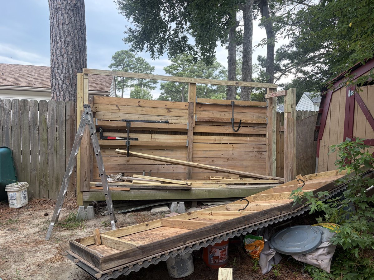 RickardExplorer's tweet photo. @kumabair44 The shed will be fine in a couple days https://t.co/SF6YdTrtMK