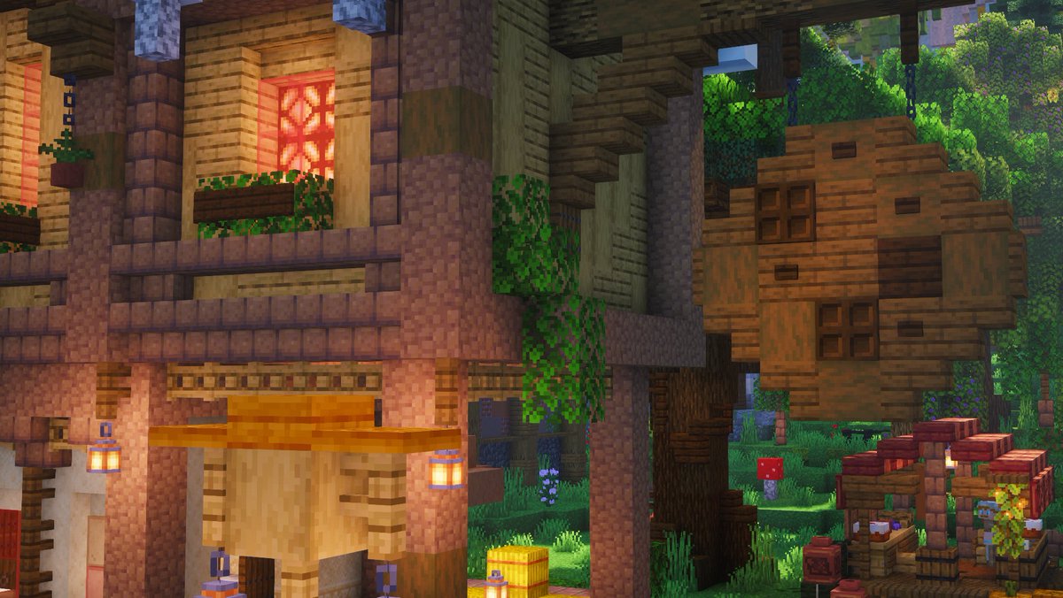 Quest_SMP_'s tweet photo. Hmmm do you smell that? Think the local bakery in Lumera City just made a fresh batch of chocolate chip cookies! Let's go have a bite~ 🍪 https://t.co/BK7Lp3DOVP