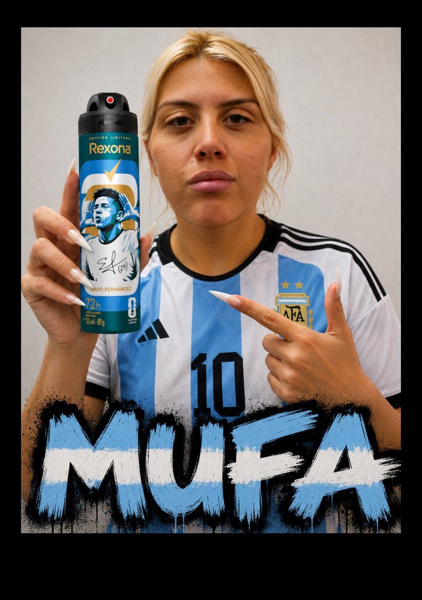 MariaAzahar1964's tweet photo. @RexonaARG #Mufas la grasa de #WandaNaraMufa y el #MiguelesDelincuente estafador del BCRA y del pueblo Argentino mufaron a la selección basuras https://t.co/ZUPJvYrdCZ