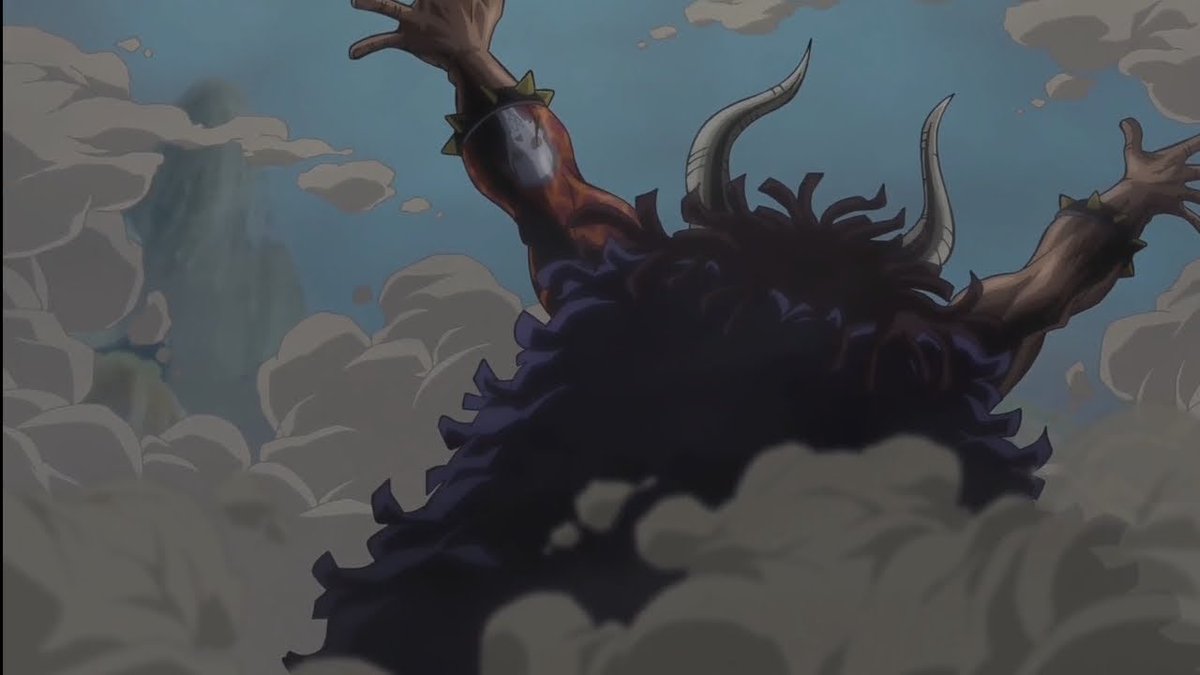 BlueDragonHaki's tweet photo. Kaidou jumped off a sky island and fell down at fast speed then suddenly crashed in front of the reader.

“ I STILL CANNOT DIE!!!!!!!!!!!!!!!!!!!!!!” He screamed into the heavens with his monstrous voice. https://t.co/vdVNOLKJbP