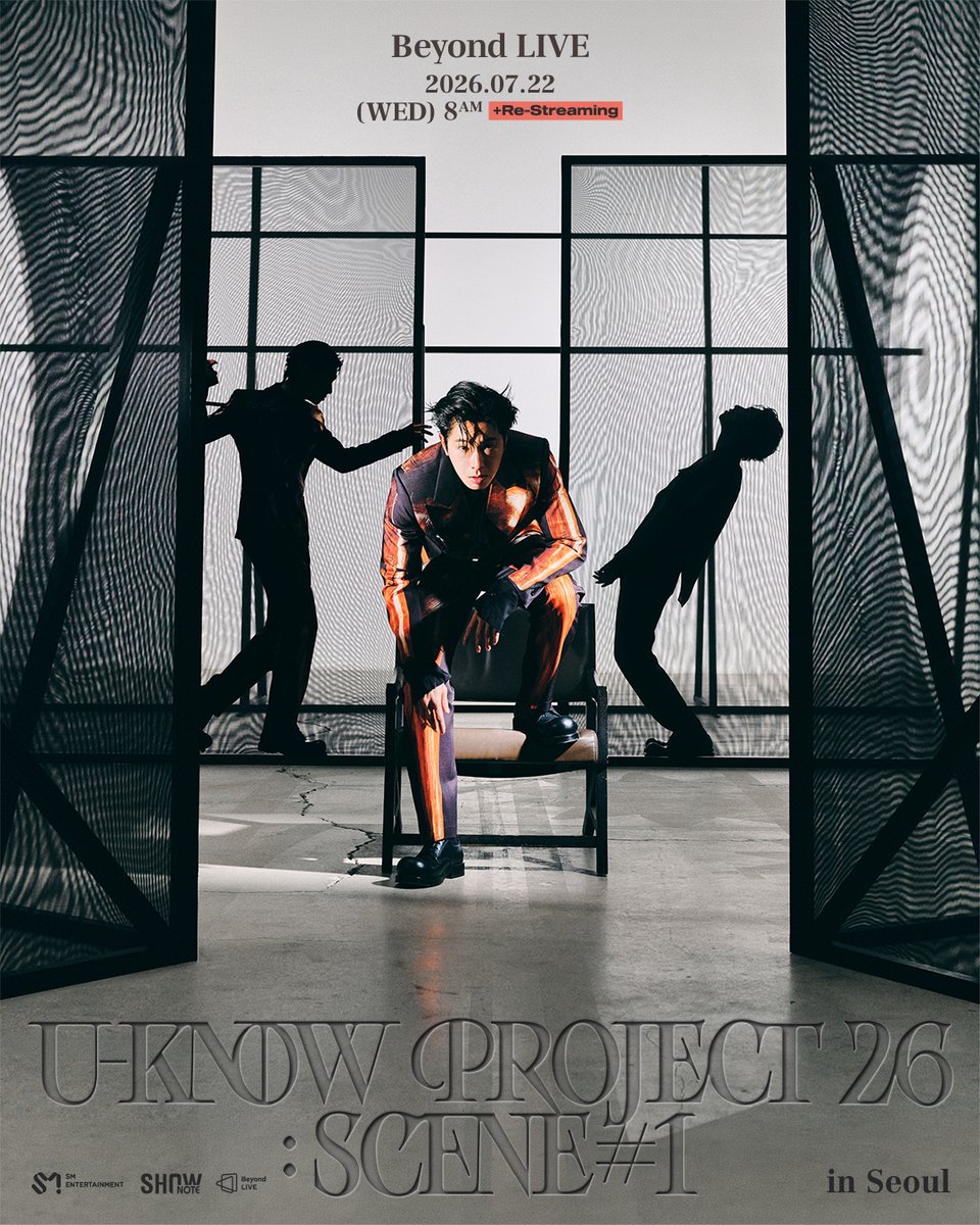Beyond_LIVE's tweet photo. Beyond LIVE | U-KNOW PROJECT 26 : SCENE#1 in SEOUL

❤️‍🔥Re-Streaming
➫[7/19] 7/22(WED) 8AM (KST)
🔗https://t.co/wO13kSqyCU

#UKNOW #유노윤호
#TVXQ! #동방신기 #東方神起
#UKNOW_PROJECT26
#UKNOW_CONCERT_TOUR
#BeyondLIVE #비욘드라이브 https://t.co/KWnHE2Y4Gl