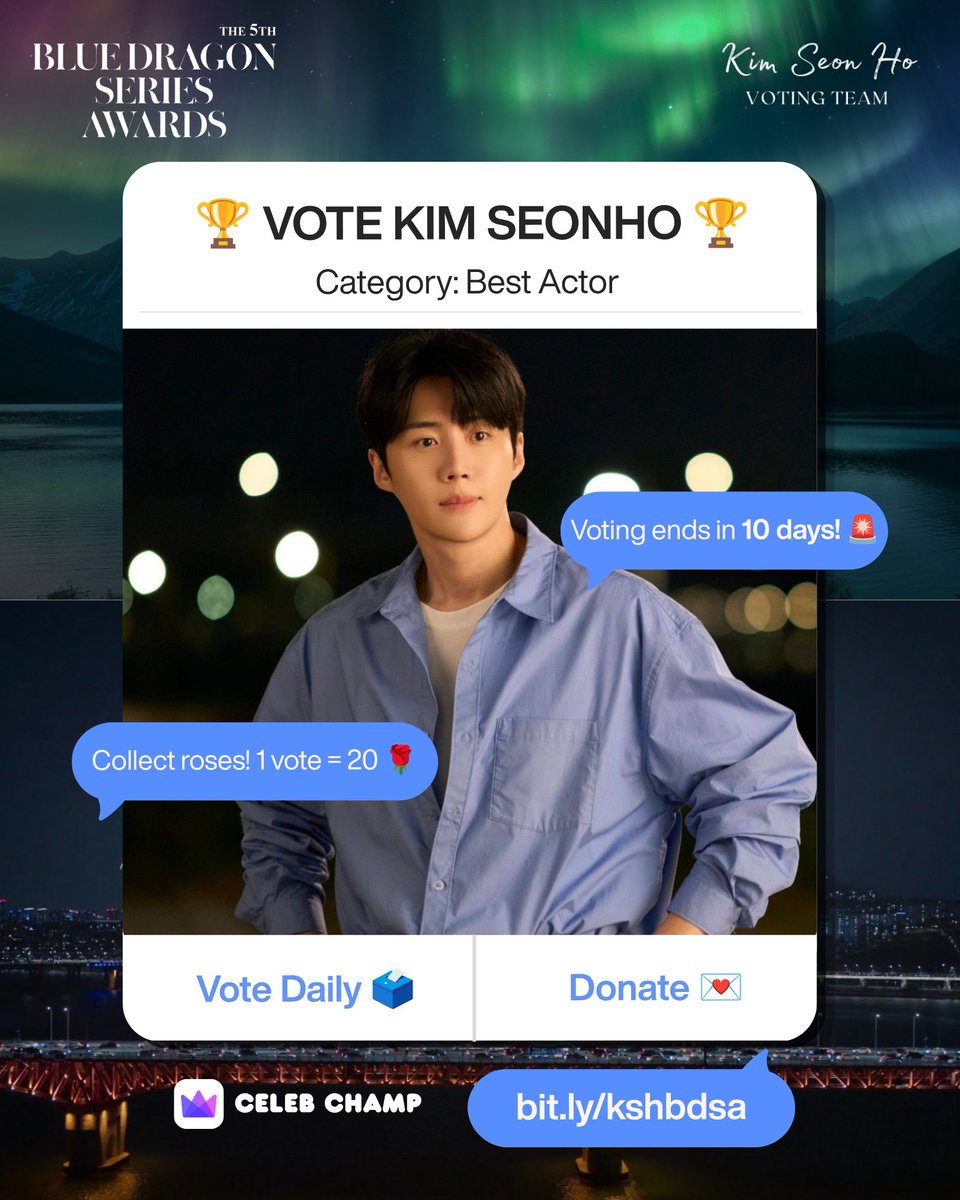 Kim Seon Ho 김선호 Voting tweet media