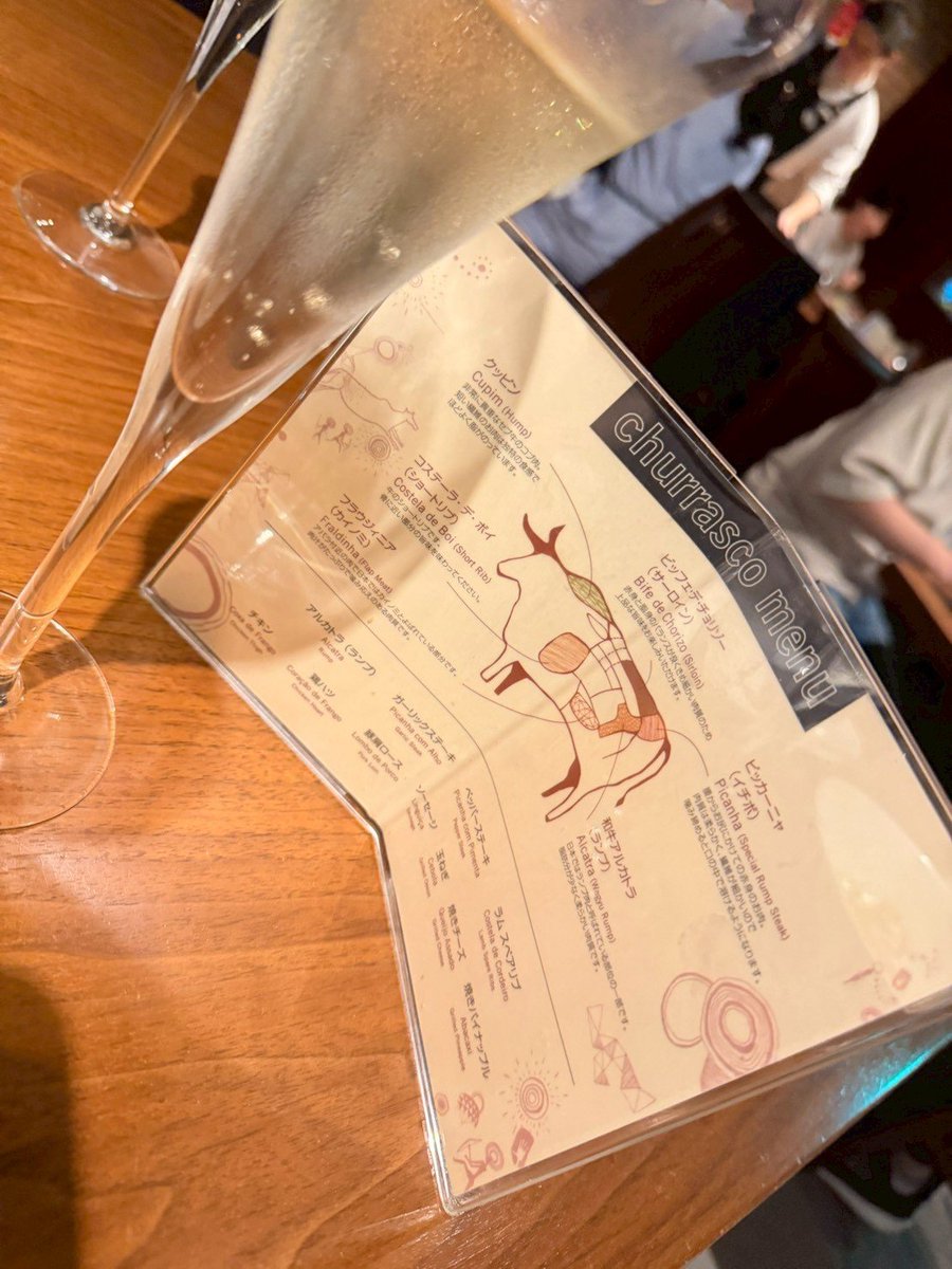 mottiri_type's tweet photo. 昨日はスト6のグッズを買いに行って、バルバッコア行ってきたよ🐄🐄

シャンパンがお酒だと知らなくて、一口も飲めなかった😭😭 https://t.co/iaxHKuoomx