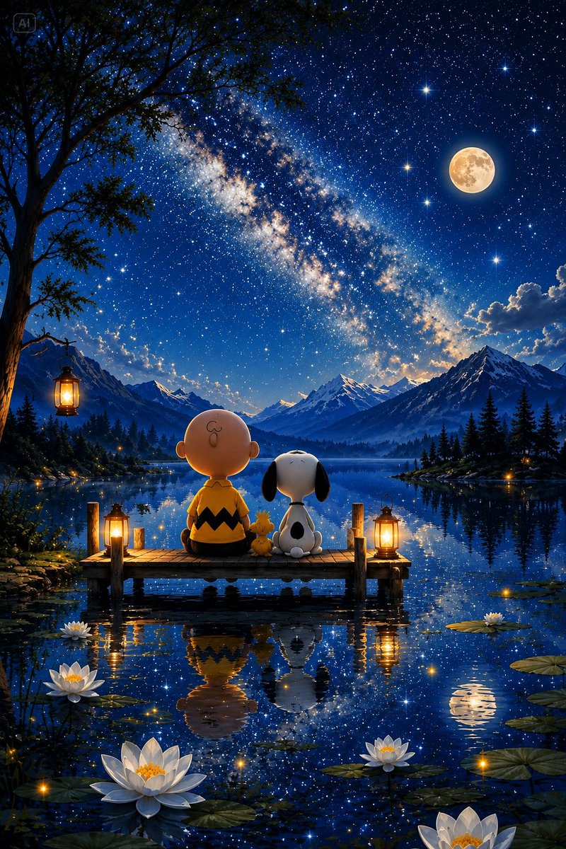 snoopyb047's tweet photo. Under the same moon, every quiet moment becomes a memory. 🌙✨ https://t.co/JZbjSglye0