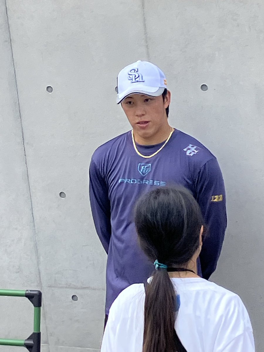 筑後情報】 写真撮影会 藤野恵音選手 #sbhawks