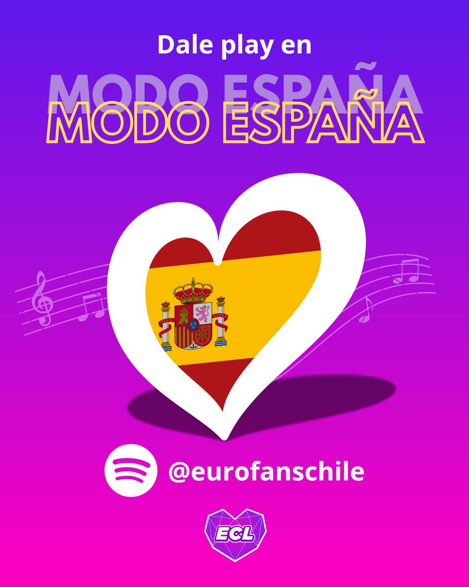 EurovisionCL's tweet photo. 🇪🇦 FELICIDADES ESPAÑA!! ⚽👏🏻

Porque #ESPAÑA 🇪🇦 no puede faltar en tu lista de reproducción 🎶💃🏻🎉👏🏻👏🏻👏🏻👏🏻👏🏻

🟢Dale a nuestras playlist👇🏻
https://t.co/bPLvhLDtYy https://t.co/xbJm9AnAs5