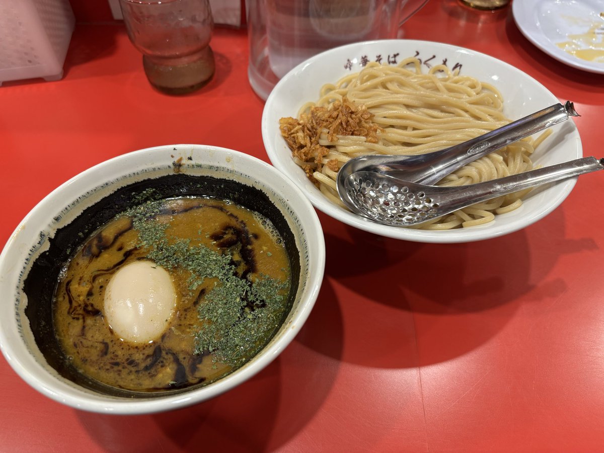 maqi_m17's tweet photo. #ふくもり（#駒沢大学駅）
サバカレーつけ麺　1,150
漬け玉子　150

173／2,983
#弊社マネ麺
#有麺団
#ラーメン
#つけ麺
#ふくもり限定
#夏季限定 https://t.co/VU2kIsXEiw