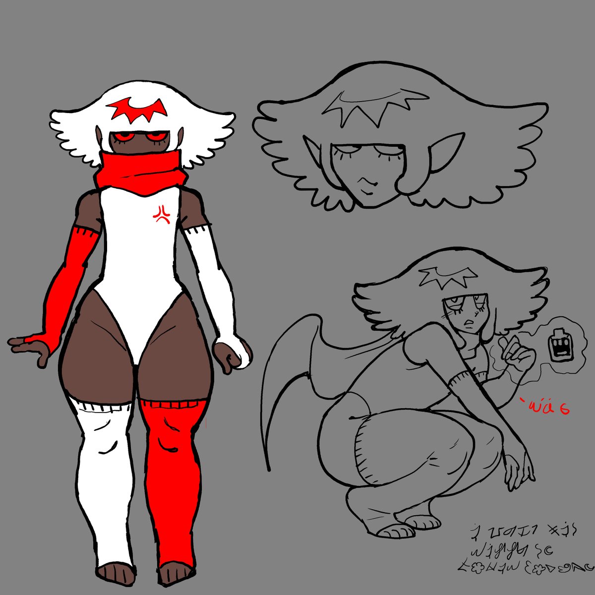 doran_san's tweet photo. hmm i made them with too much vitriol in my heart. ill see if i still like the design later https://t.co/n2pzpfpsQg
