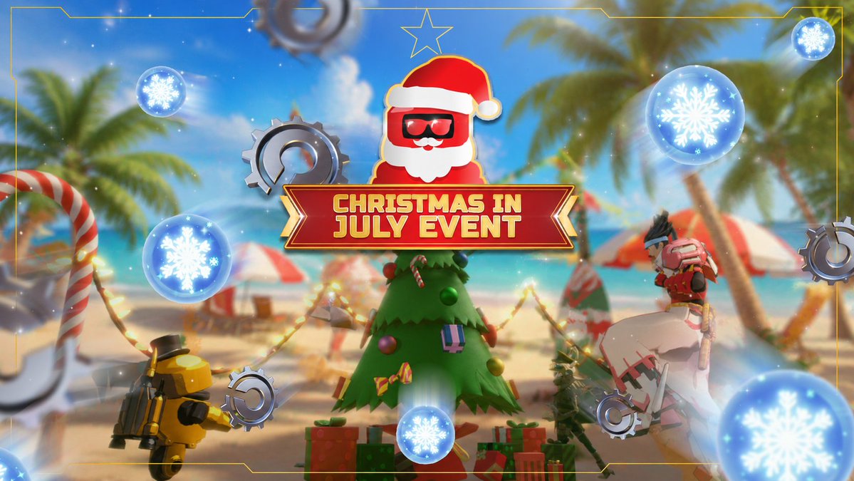 GamefidailyInfo's tweet photo. 🎄 BIG TIME'S CHRISTMAS IN JULY

@playbigtime is launching a weekly event that brings long-unseen Cosmetics back into play.

• New colors rotate weekly
• New challenges arrive each week
• Featured Cosmetics can be crafted https://t.co/ipIk9gT1Yr
