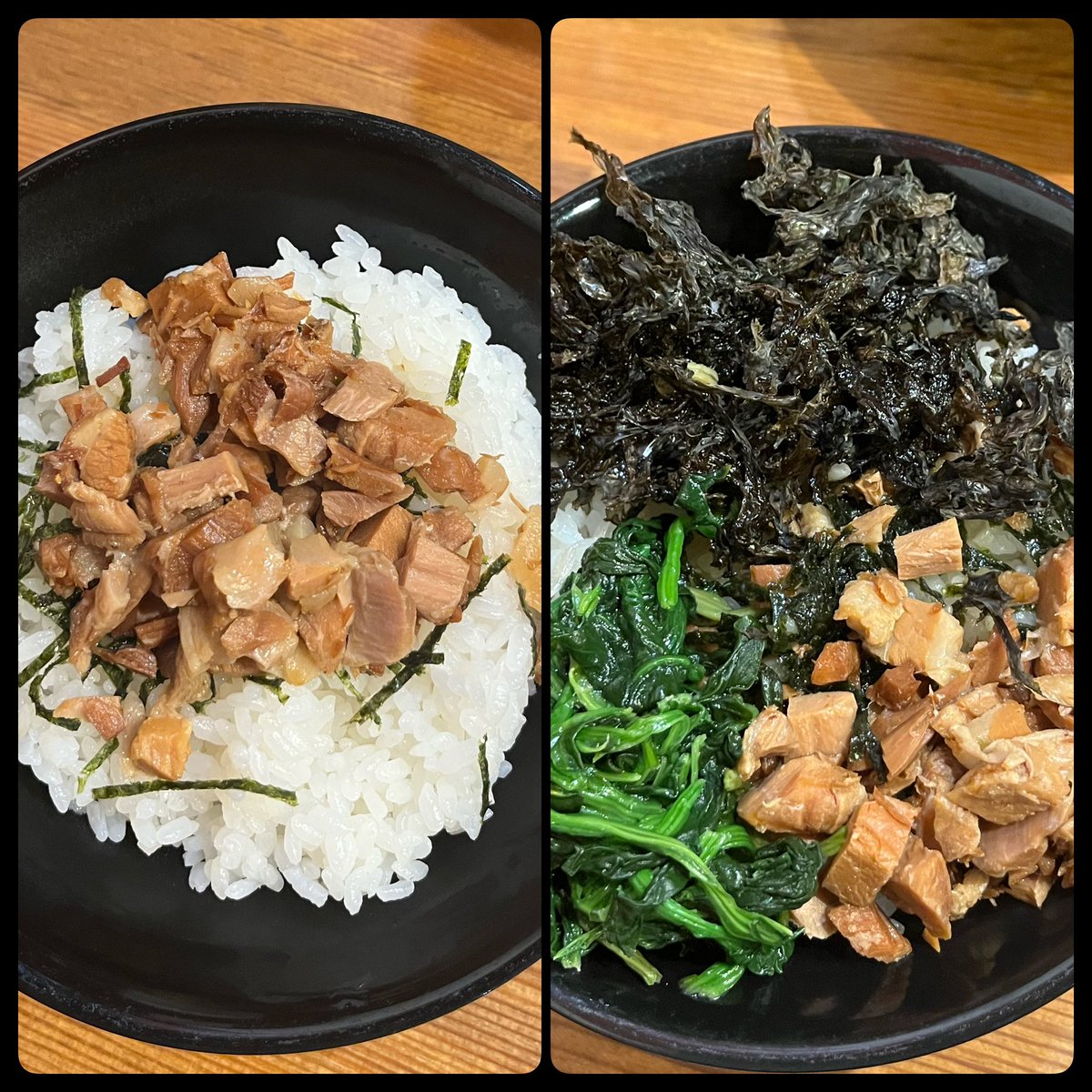 p3dxtxEQ8JPD0XM's tweet photo. 横浜ラーメン 三郷家

醤油全部🍜 岩海苔 肉まぶし(中)

暑い日でも🥵食べたくなる🍜
次女と次女彼を連れて🚃😊
コクがあってジワ〜っと押し寄せる旨味が👍
2人も「美味しい」と言いながら食べてて私もホッコリ☺️

思ってたより早い再開もあって心からホッとする美味しさ😍

ごちそうさまでした。🙇 https://t.co/RM15GA5IH1