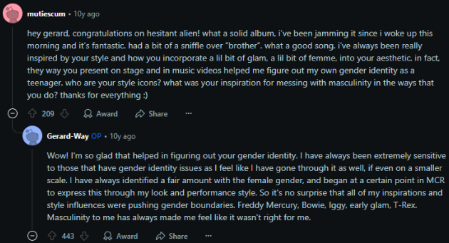 POSTBIOLOGICAL's tweet photo. @patronsaintabe @knottedhairs so, from the video ur replying to:
heres her twice explicitly using the terms gender and/or transgender to say she identifies with womanhood and and instance of her using she/her pronouns jsut to be safe. https://t.co/B0pMuh1CKX