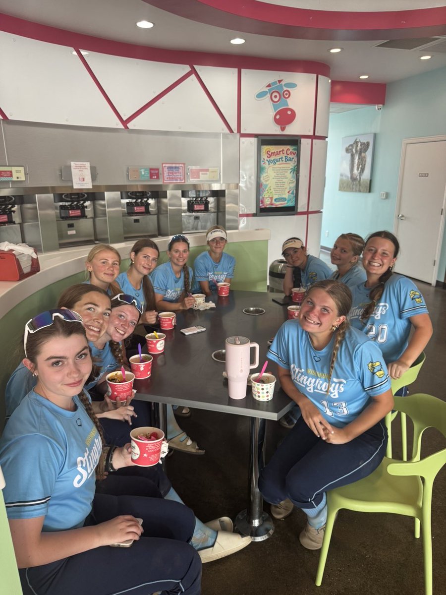 hughes_mad837's tweet photo. @16uStingYellow brought home the 🏆!!

We finished with an 8-1 record up in Green Bay and I am super duper proud of our team chemistry this weekend!!!

I had a BA of .400, with 10 hits, 9 runs scored, and 8 stolen bases https://t.co/o6xD0JsKpU