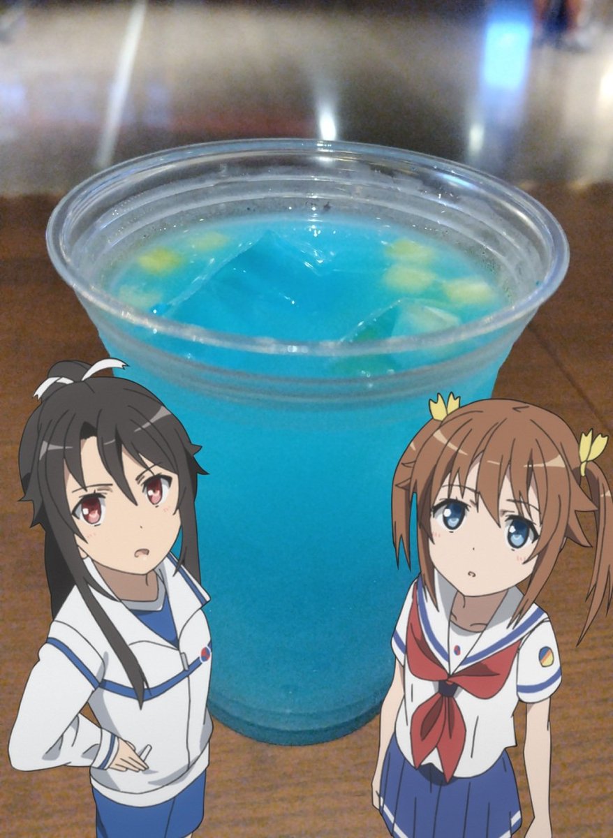 gajirohta's tweet photo. 「そんなに何杯も飲むなんて、正気ですか？」
「わかんない」
#はいふり https://t.co/D0PG8CXnKQ