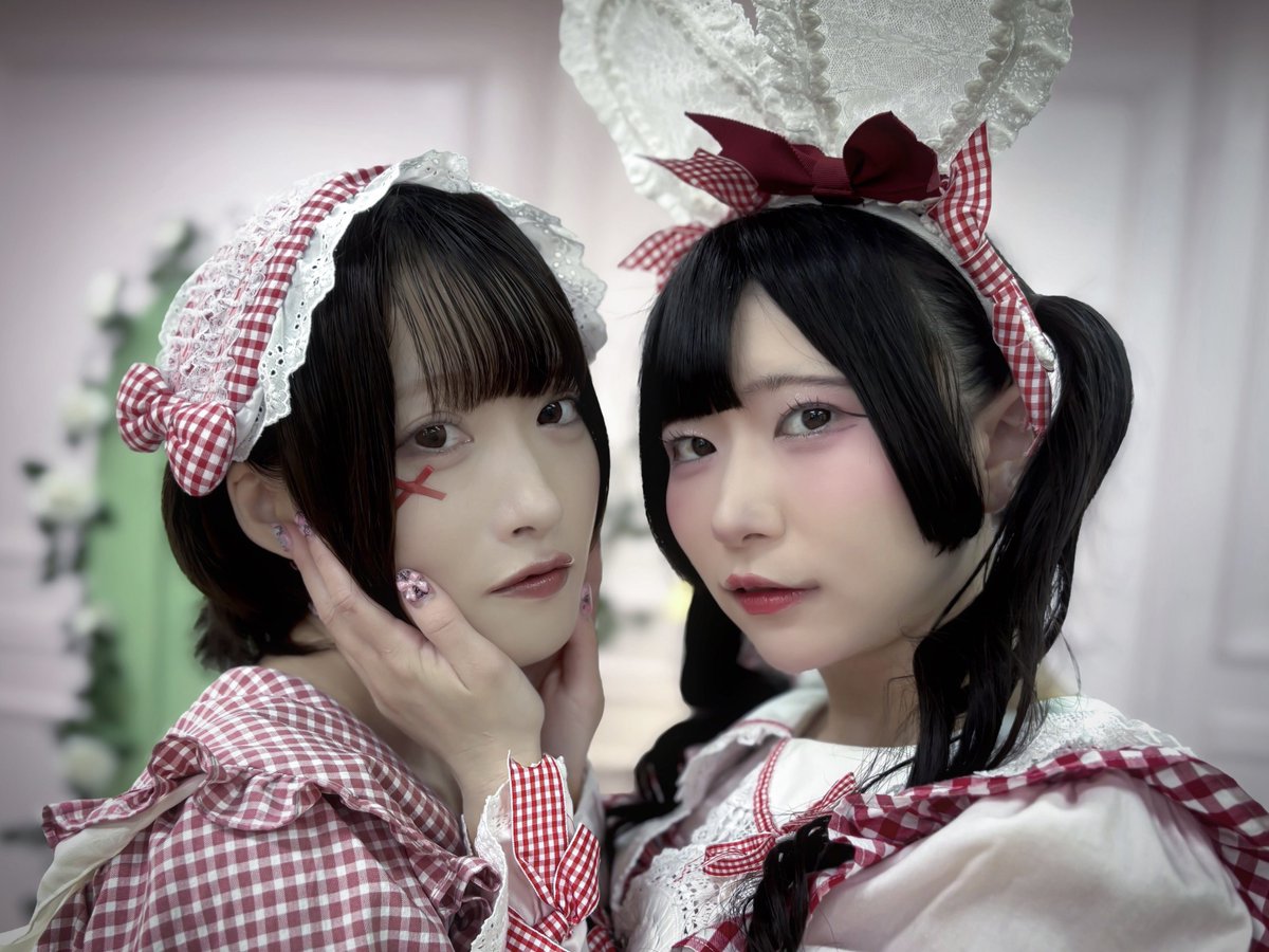 Longing80s's tweet photo. ココロ♡きゅあっと♡ばんどえいど♡

#小鳥遊める 様
#ロリータ変身チェキ会
#青山ファッションカレッジ https://t.co/oHfq9MkKfM