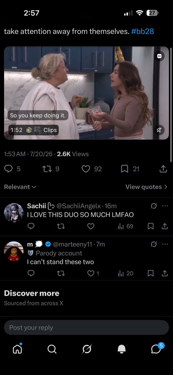 duncanbryant__'s tweet photo. @ToomsBB_ The Duality of Man #bb28 https://t.co/mzqXTPnLP8