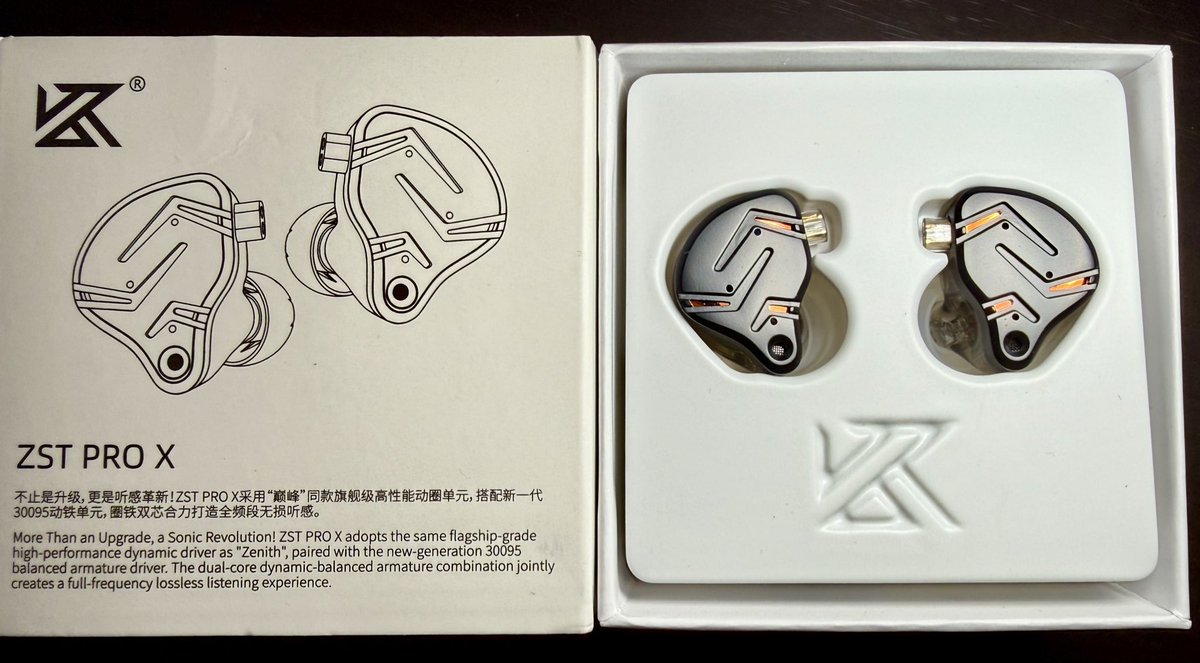 ManiMusicAudio's tweet photo. KZ ZST PRO X 着弾ᖰᖳ

昨晩、石井正則さんの動画を観てたまらずポチってもう届いた📦Amazon早いなぁ。
思い返せば、初めての中華イヤホンはKZ ZST X。まだアリエクは怖くて手が出せず、あの時もAmazonで買ったなぁ。しみじみ😌
さて聴き比べ👂 https://t.co/7k6R877AIe