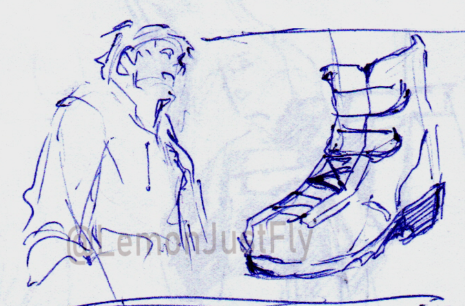 lemonjustfly's tweet photo. good morning everyone. I started this day with big boot, lmao

#sketch #art https://t.co/bxS3Yiu1Ju