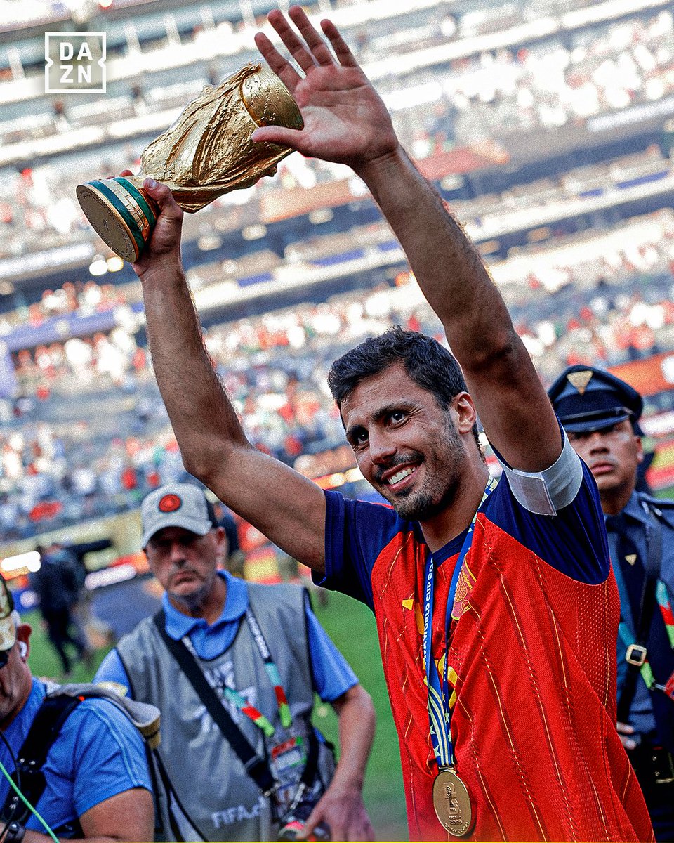 DAZNFootball's tweet photo. 💪 MONSTER 🇪🇸

Could we se Rodri lifting a 2nd Ballon d'Or in the future?

#WorldCup https://t.co/9NujdmARy7