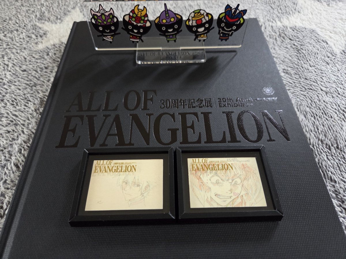 ALL OF EVANGELION 30周年記念展 購入物 図録 トレーディング