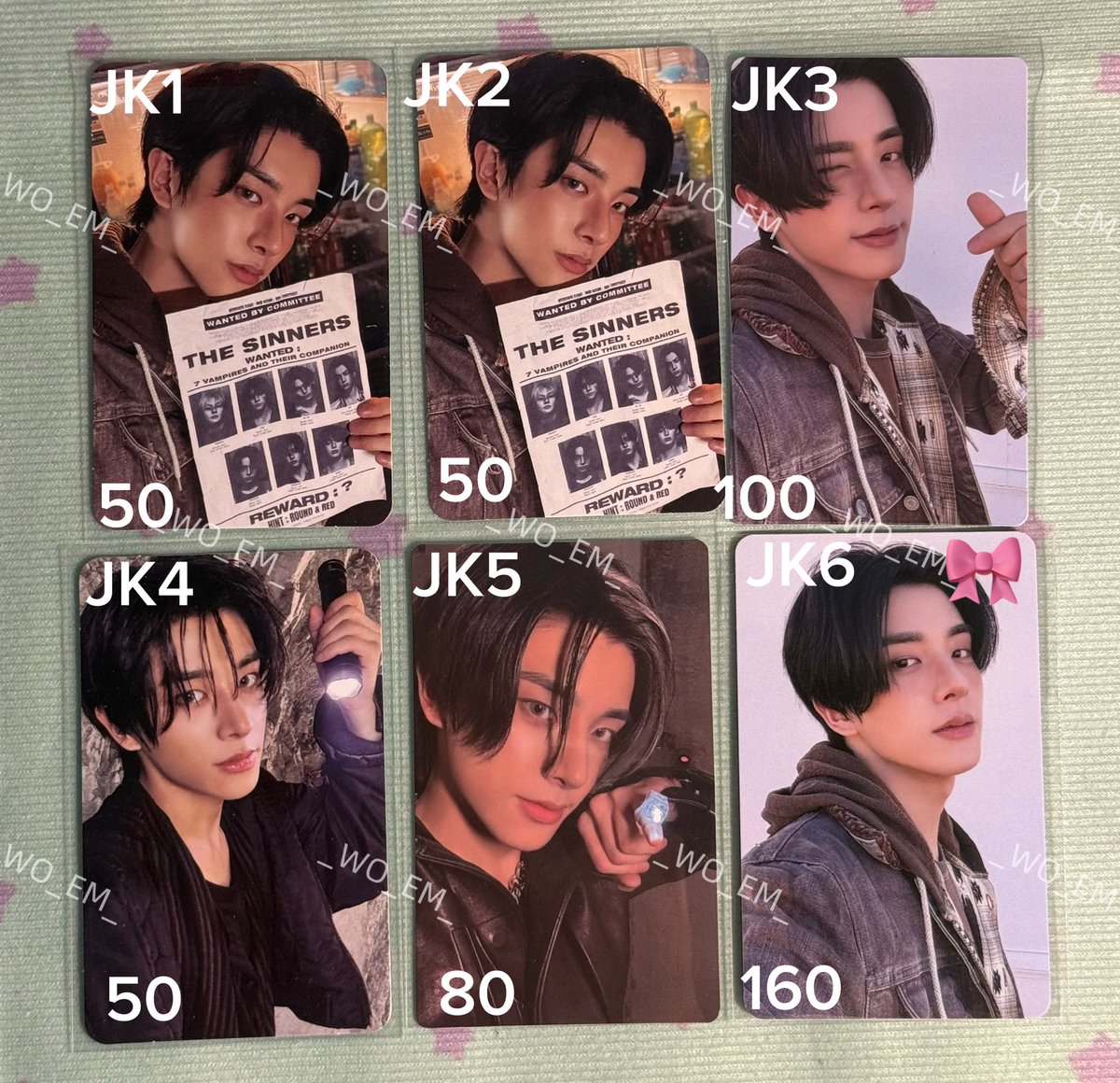 _WO_EM_'s tweet photo. การ์ดEnhypenพร้อมส่ง
ราคาตามรูป งดต่อราคาค่ะ🙇🏻‍♀️
สนใจ Mention ⬇️ / DM
🎀= ยังไม่แกะ
💗= ตำหนิ
เจย์, ซอนอู, เจค
📮ค่าส่ง: ลทบ 30฿ | EMS 55฿ (ราคาเดียว)
200฿⬆️ส่งฟรีค่ะ 🙇🏻‍♀️
#ตลาดนัดENHYPEN #ตลาดนัดเอนไฮเพน https://t.co/eGgDXyXI4B