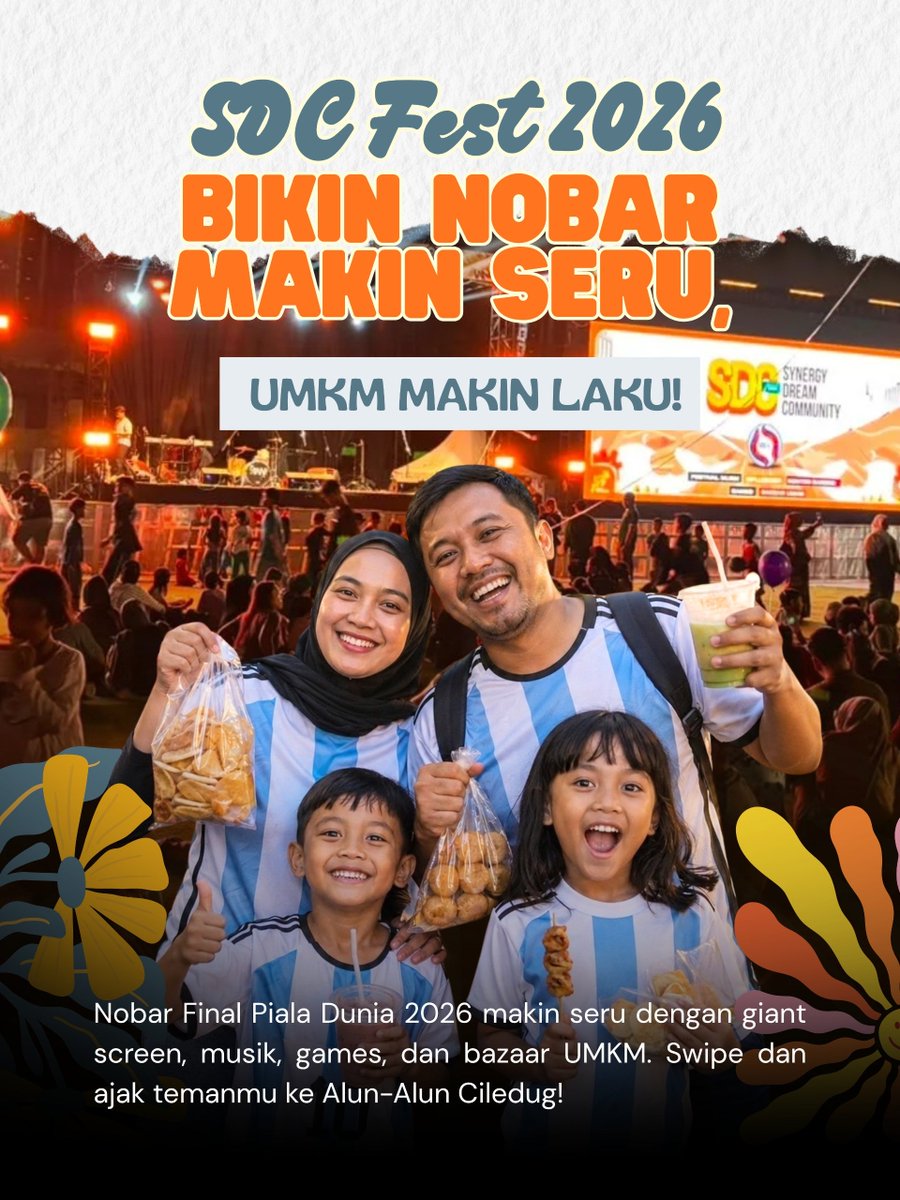 natnat_netnot's tweet photo. ramainya pengunjung di #SDCFest memberi manfaat bagi banyak pelaku umkm yang ikut meramaikan festival. dari kuliner hingga produk lokal, semuanya ikut merasakan dampak positif yang membantu Dongkrak Ekonomi Lokal. https://t.co/hTs0ES9XaW