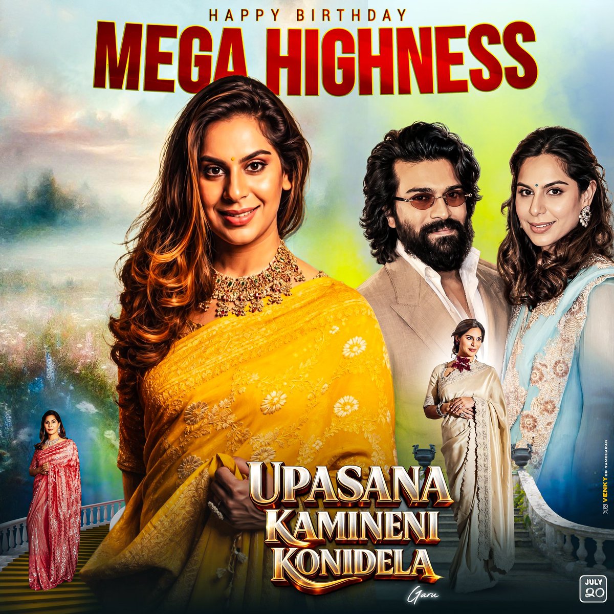 Srinivas22235's tweet photo. మెగా కోడలు శ్రీమతి కొణిదెల @upasanakonidela గారికి హృదయ పూర్వక జన్మదిన శుభాకాంక్షలు 😊💐
#UpasanaKonidela
#MegaHighness
#RamCharanUpasana https://t.co/NMThvb48Zo