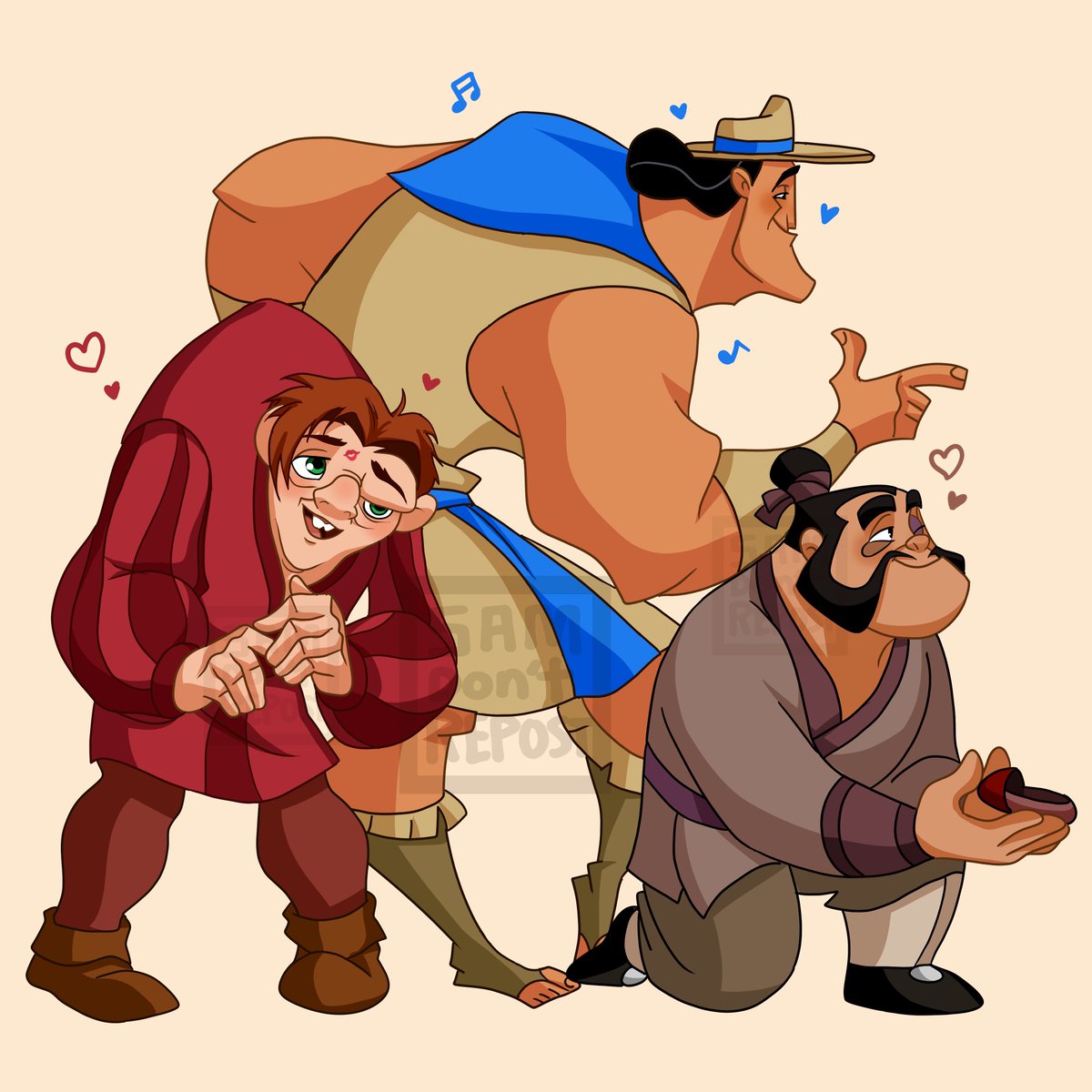 samu_disneyart's tweet photo. 💖Sequel Couples💖 https://t.co/zmkAYFEv6z
