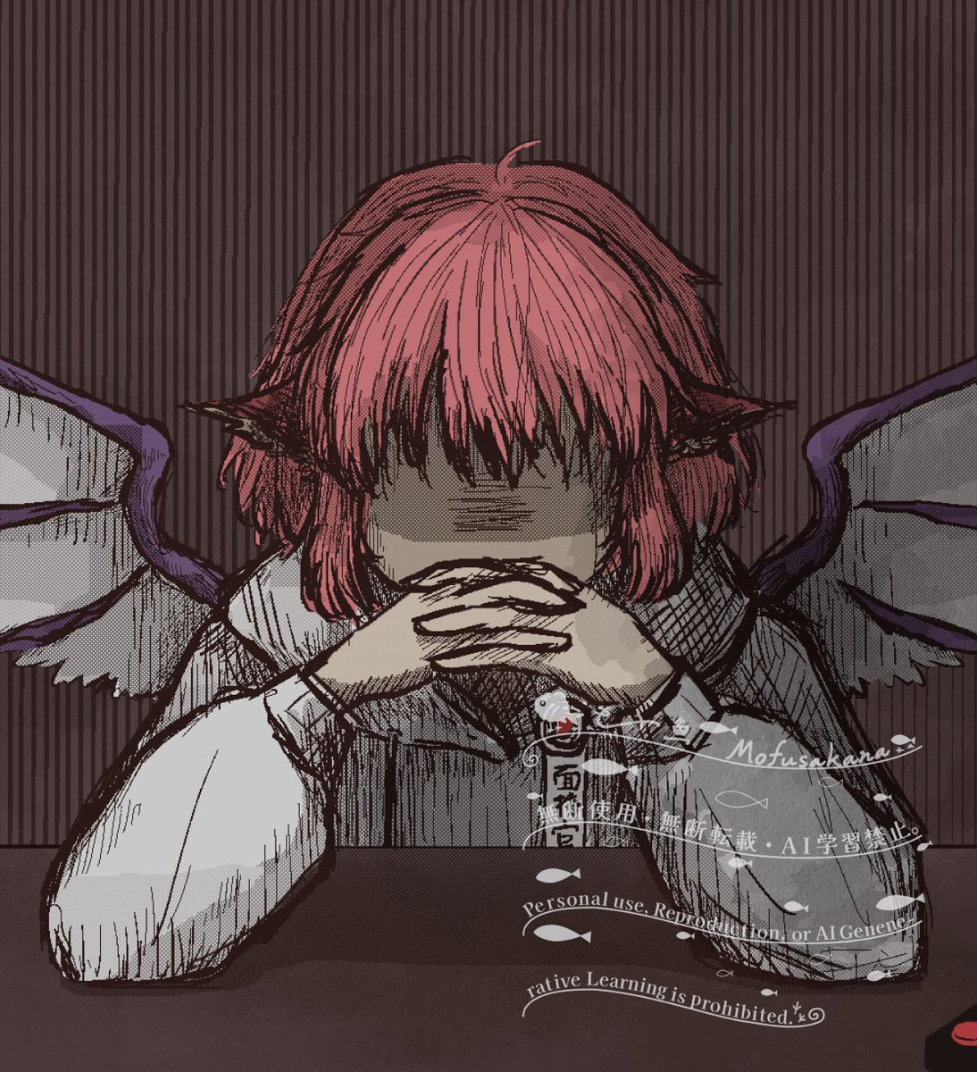 SuzumetoSakana's tweet photo. 🐟
余談ですが
線画を描いている途中でスズメの顔にそれっぽい
目を描いたりして平成初期頃によく見た絵柄？にする遊びをしたりなどしていました。 https://t.co/T0OtrfL2Uu