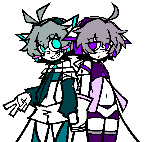 URAME4_'s tweet photo. ニアトア姉弟描くのむずくねって話 https://t.co/7RT8wteOoi
