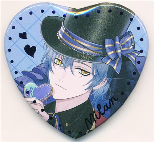 ミラン・ケストレル ハート缶バッジ らしんばん松山店/入荷情報】 #にじさんじ Melty Valentine ランダム