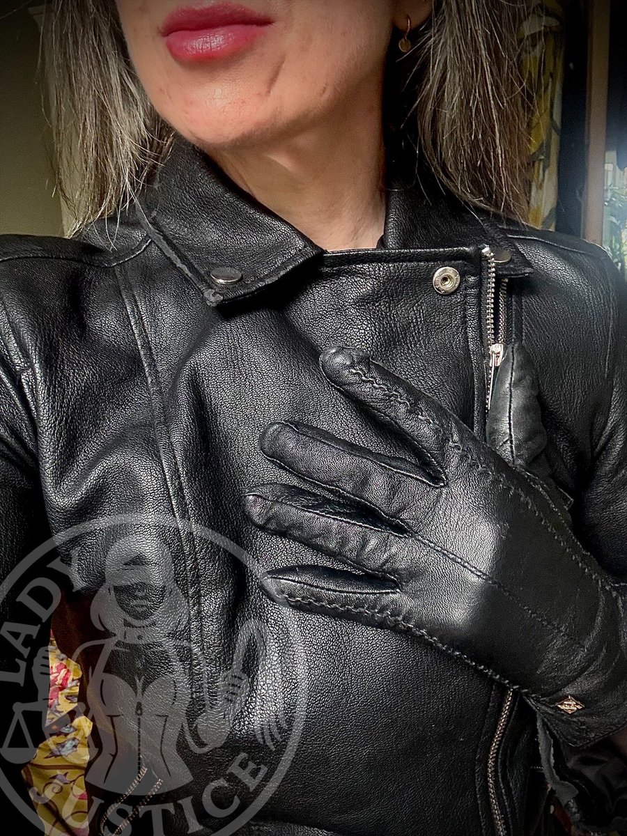 JusticePunishes's tweet photo. My leather worshippers will be pleased to learn, there is rarely a day I do not wear it. https://t.co/VsqwMPv0AK
