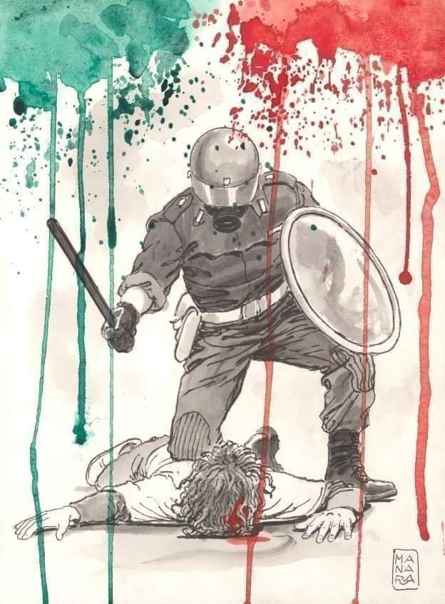 Rossella660's tweet photo. Resta, 
amara e indelebile, 
la traccia eterna di una ferita.

Milo Manara 

Luglio 2001
Ma anche luglio 2026 https://t.co/Vgmwo9vp7U