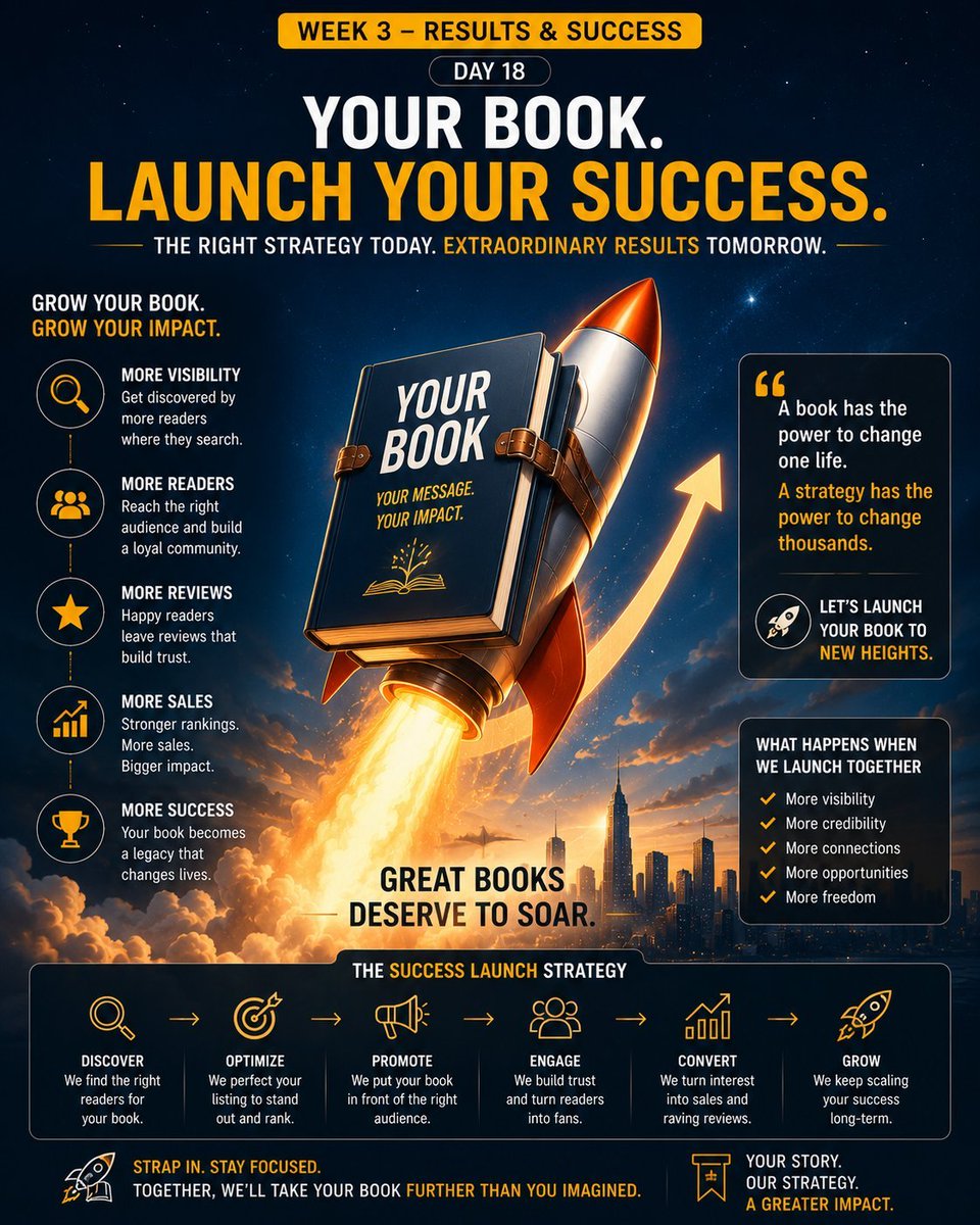CharlotteHdj4's tweet photo. A great book deserves a great marketing strategy.
One without the other limits your potential https://t.co/Le8SgXh0Fd