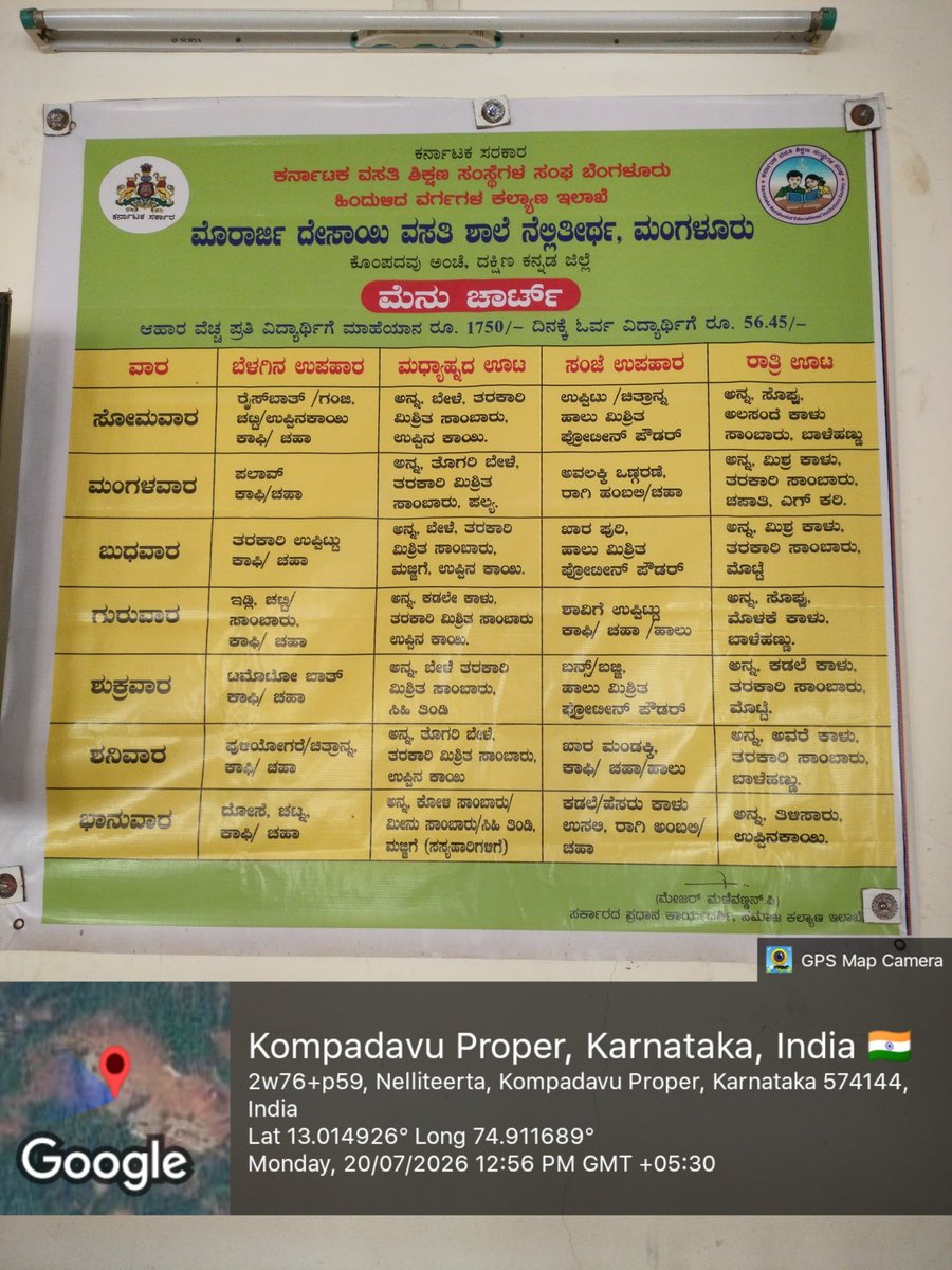146Mdrs's tweet photo. Lunch 
#SocialAudit_SWDMeals #SocialWelfare_Karnataka https://t.co/vKzJWgXG6d
