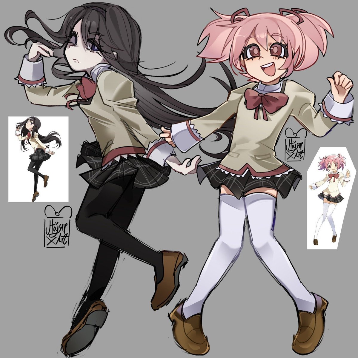 HAjXart's tweet photo. Madoka/homura~
#madokamagica #madoka #homura #fanart https://t.co/UkvXTVjmHF