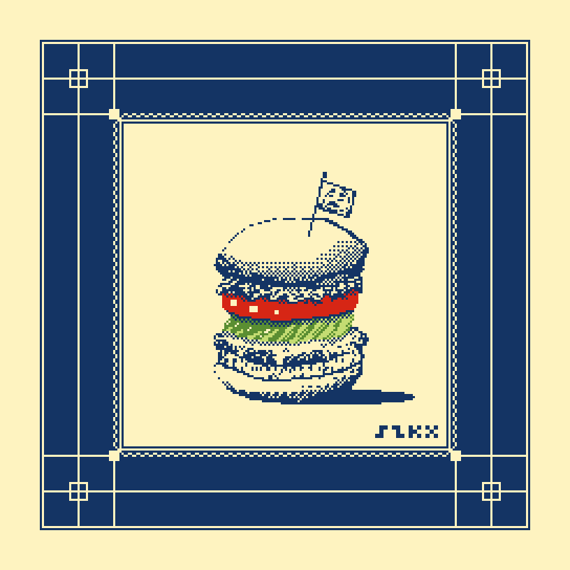 szkx_art's tweet photo. #ハンバーガーの日 https://t.co/sw8yvZp7Us