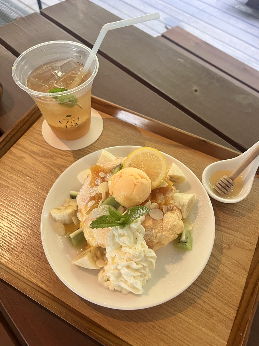 moetshandon's tweet photo. 美味しいお店も楽しんだー！
カフェとか増えててグルメも楽しめた🎀
・ちとせ屋の豆腐ドーナッツ
・ヒノハラテラスのスフレパンケーキ
・Milk coffeeのコーヒー
・たちばな屋の五目中華そば

#檜原村のぶらり旅 https://t.co/FltbBGwAkN