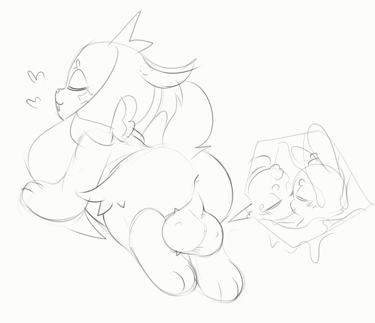 kekitopu's tweet photo. like this! this drawing sucks lol I just want to get my point across 🥲 https://t.co/BP3bpuTei7