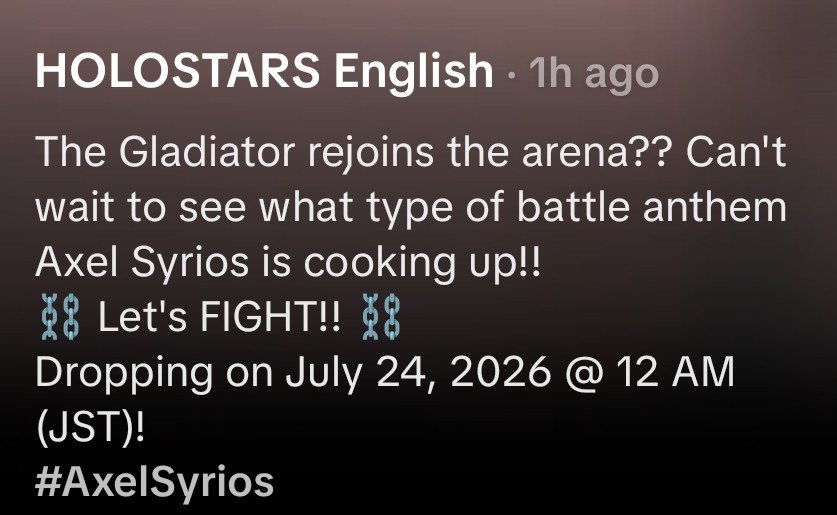 FURUICHIGASAKI's tweet photo. July 24, 2026 @ 12AM JST

(Is it like July 23, 2026 11PM PHT then? 😵‍💫) https://t.co/TXIEOiJvWE