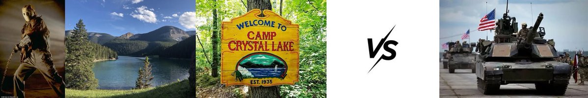 wolf21002's tweet photo. If I made a Friday the 13th Movie I would have Jason vs The Army at Camp Crystal Lake @ParamountPics #hollywood #filmmaker #filmmakers #actor #actors #filmmaking #fridaythe13th #jasonvoorhees #producer #producers #movie #movies #tvseries #TVShows #tvshow #crystallake #camp https://t.co/1vtWIReOOf